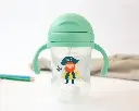 Taza con pajita Pirata Verde Step 3 - Kiokids