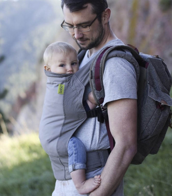 Mochila portabebés - Boba Classic Carrier Gris