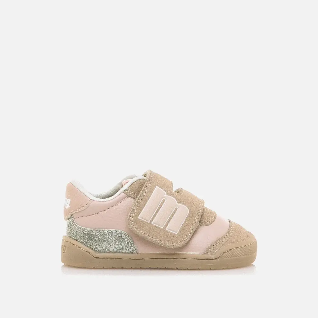 Zapatillas Mustang respetuosas - Nude/Butter Rosa