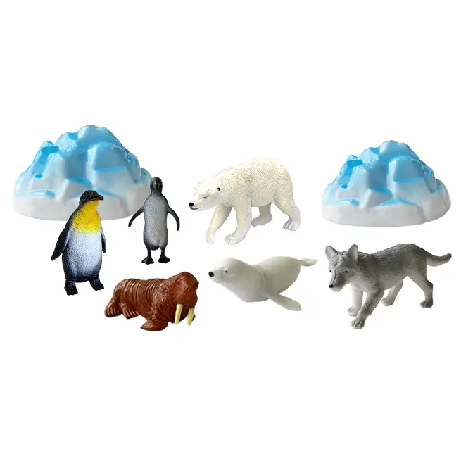 Set de juegos sensoriales con figuras Zimpli Sno Adventures Arctic