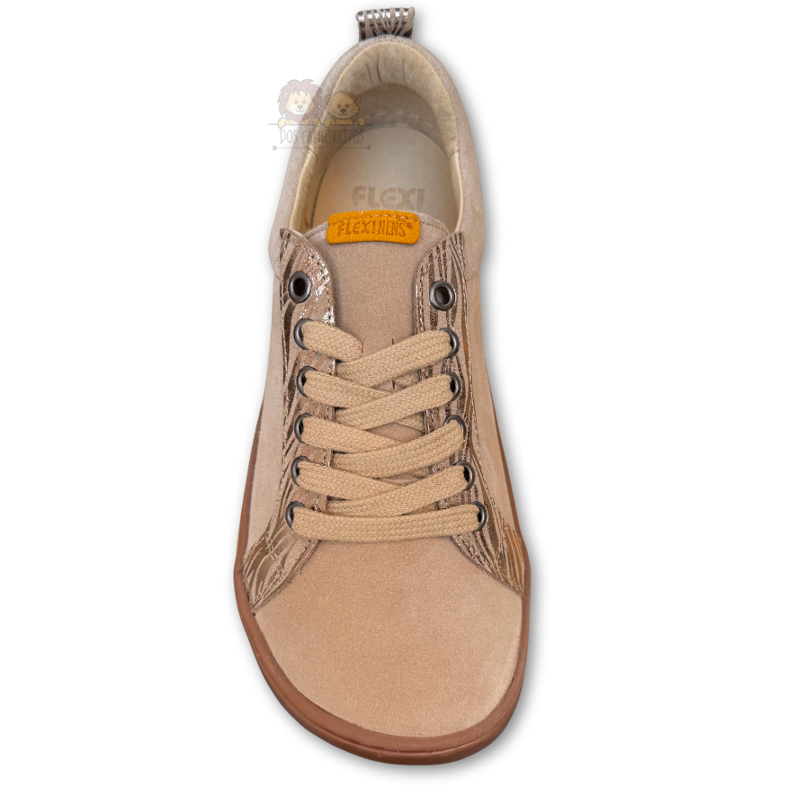 Zapatillas respetuosas Cebra Camel - Flexi Nens Adulto