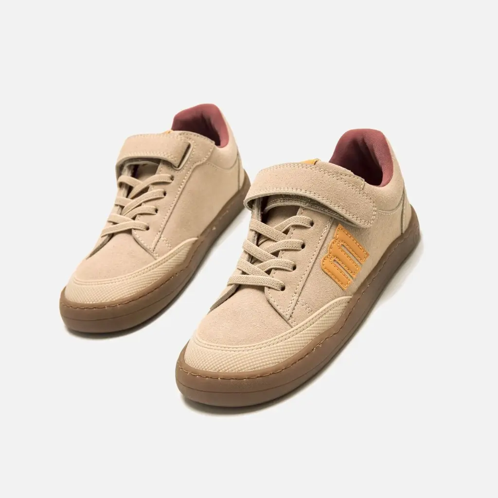 Zapatillas Mustang Free respetuosas - Nude/Amarillo