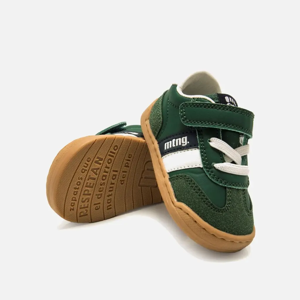 Zapatillas Mustang respetuosas - Verde/Blanco
