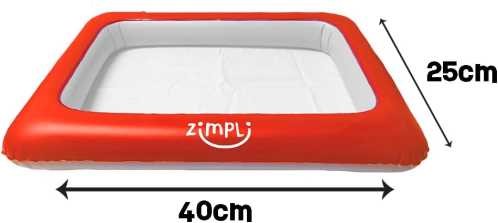 Bandeja inflable de juego - Rojo