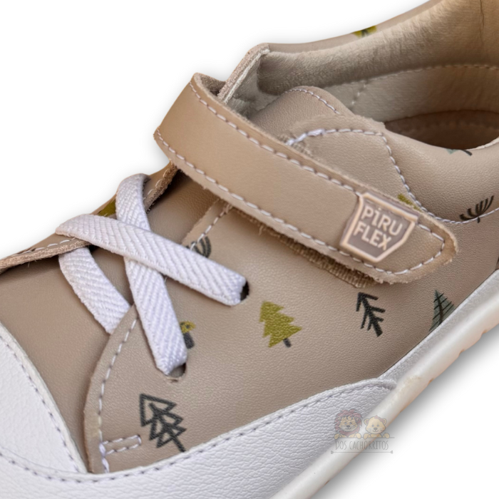 Zapatillas respetuosas Piruflex - Arboles Marfil 166-6