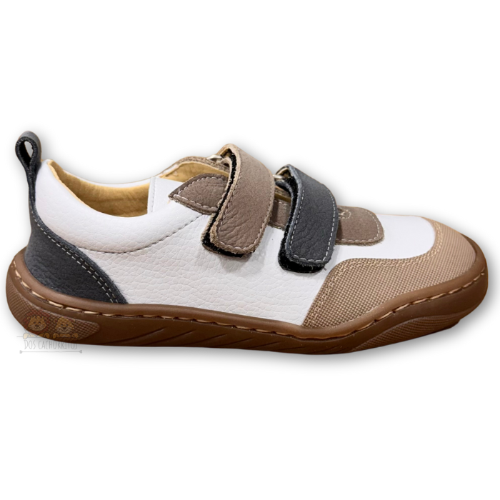 Zapatillas respetuosas Andanines - Blanco/Taupe