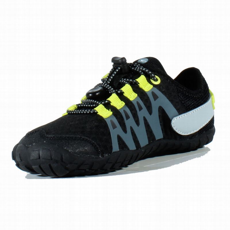 Deportivas Barefoot Hi Tec - Negro/Lima