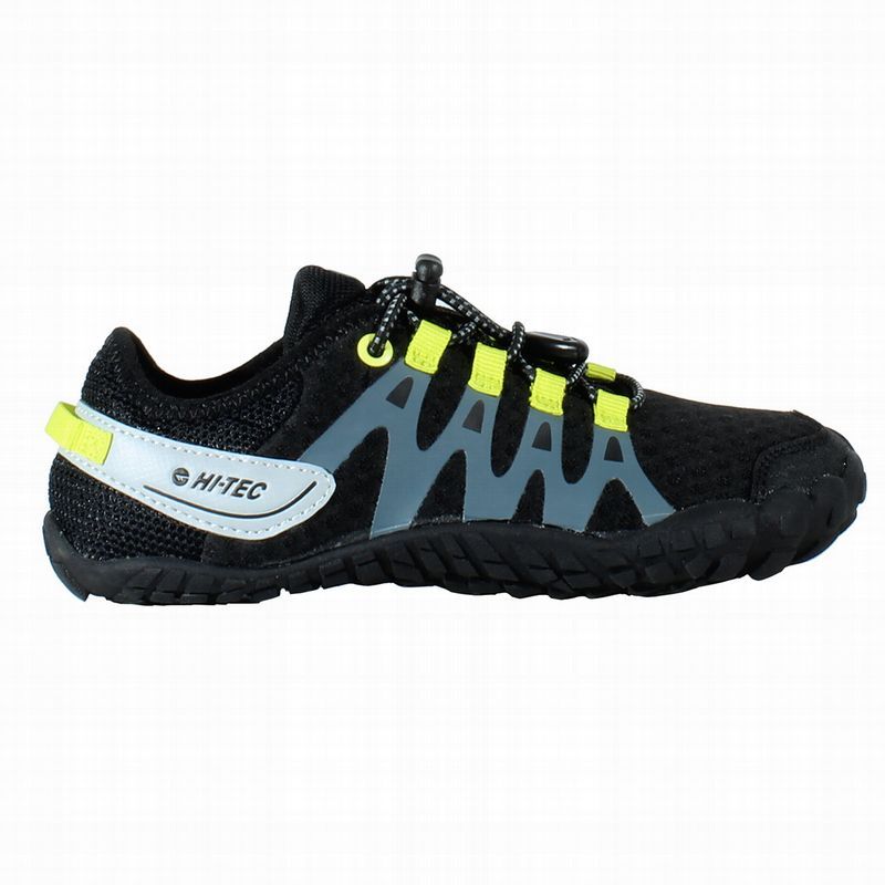 Deportivas Barefoot Hi Tec - Negro/Lima