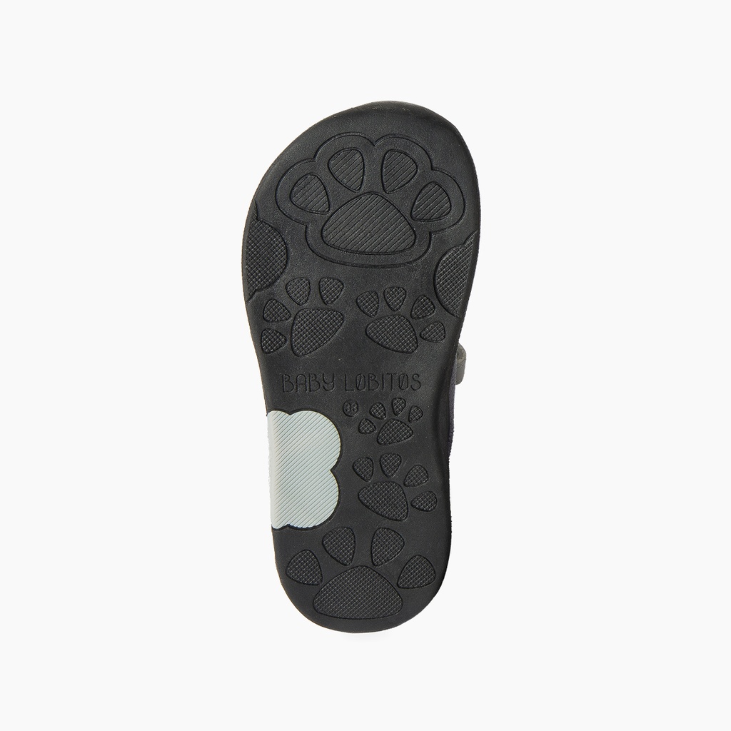 Deportiva respetuosa Baby Lobitos - Sprint Negro/Gris