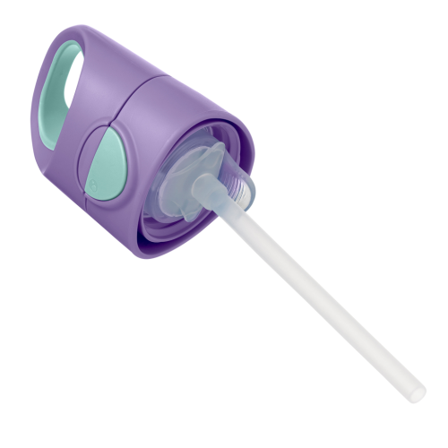 Botella Tritán con Pajita 450ml BBOX Lila
