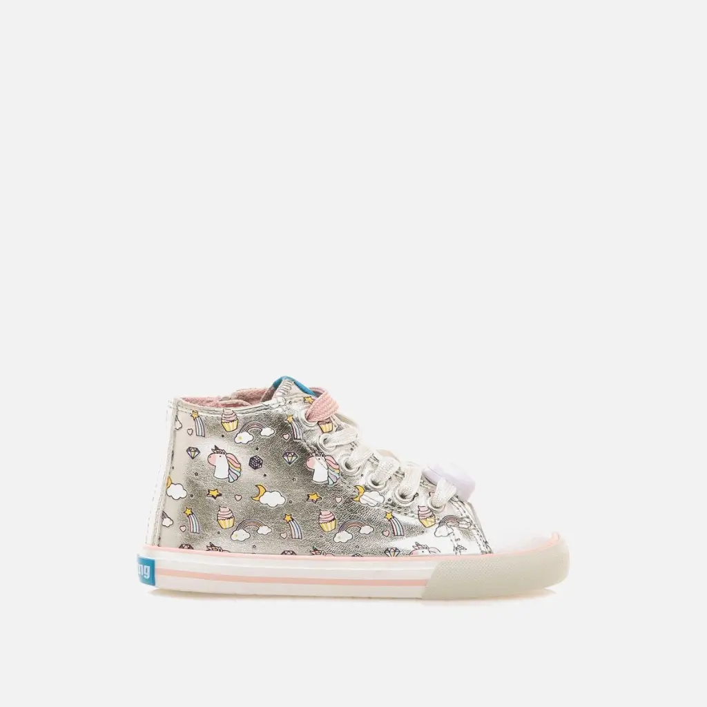 Zapatillas Mustang respetuosas - Unicornios con luces