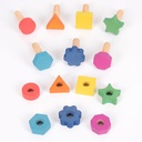 Set de tornillos y tuercas de madera - Tickit