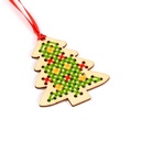 Adorno Punto Cruz DIY Navidad