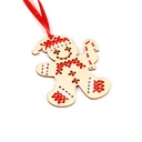 Adorno Punto Cruz DIY Navidad