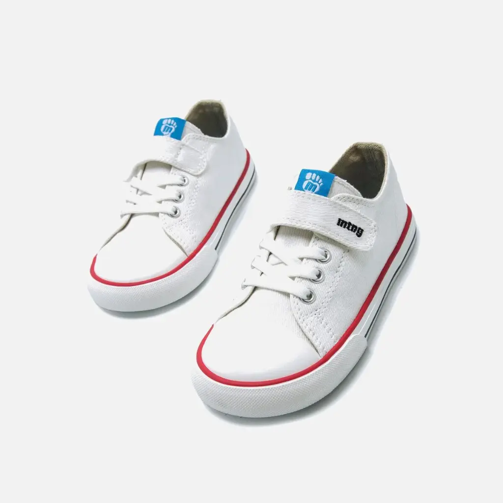 Zapatillas Mustang respetuosas - Lona blanca