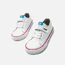 Zapatillas Mustang respetuosas - Lona blanca