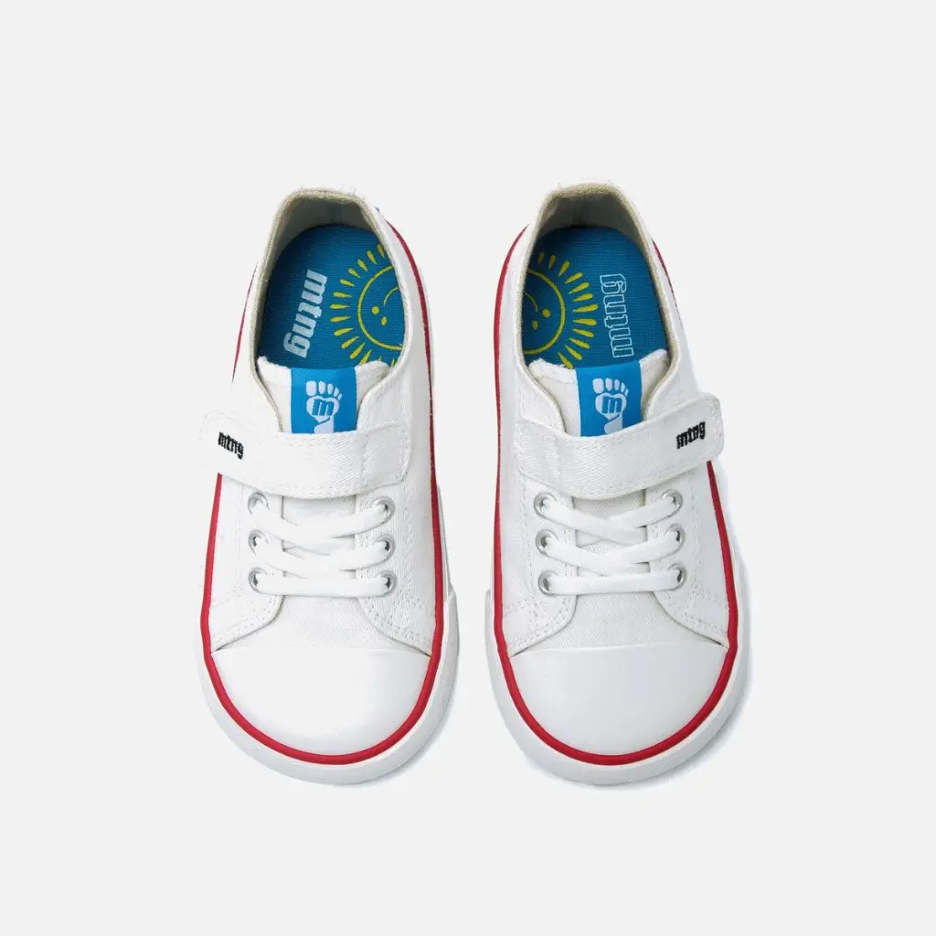 Zapatillas Mustang respetuosas - Lona blanca