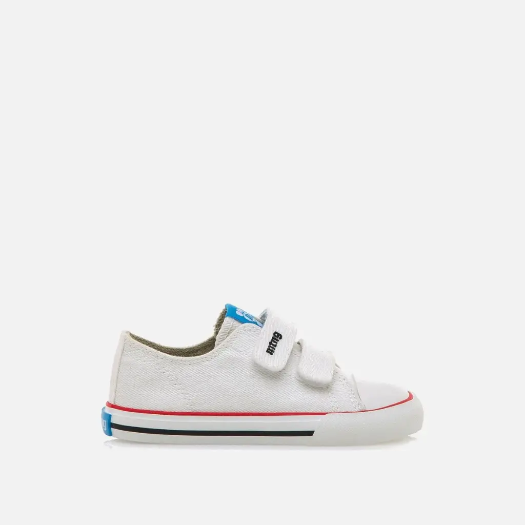 Zapatillas Mustang respetuosas - Lona blanca baby
