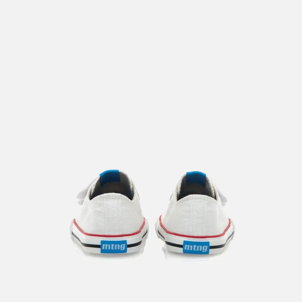 Zapatillas Mustang respetuosas - Lona blanca baby