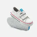 Zapatillas Mustang respetuosas - Lona blanca baby