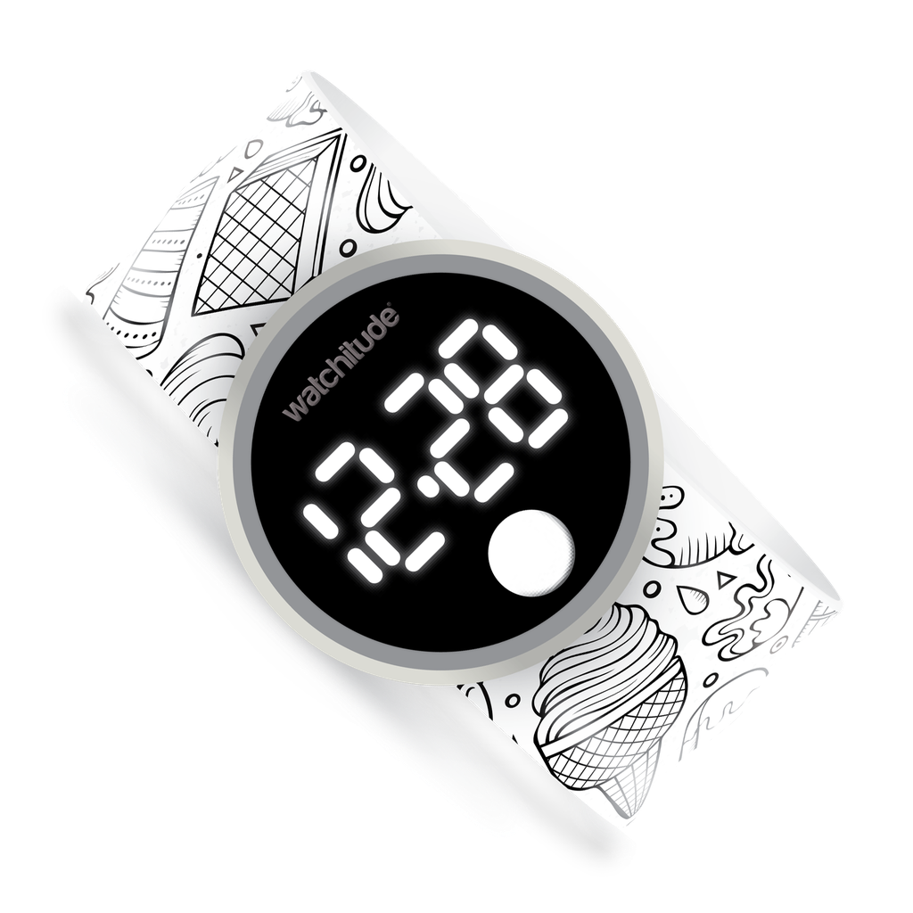 Reloj coloreable Whatchitude - Helados
