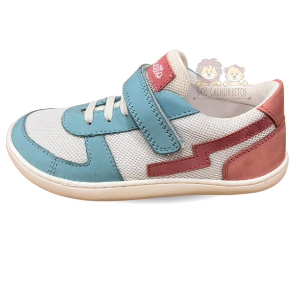 Zapatillas Chetto - Blanco/Turquesa