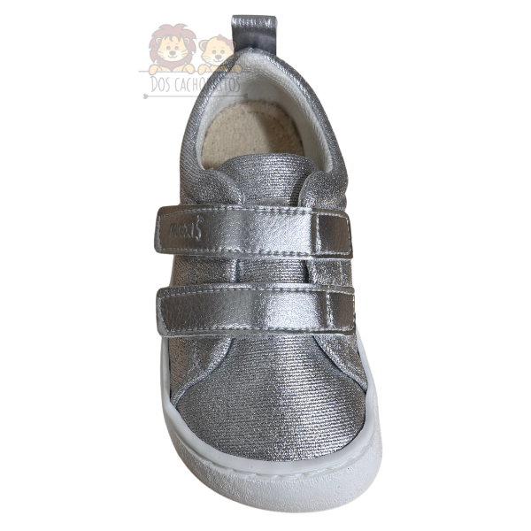 Zapatillas lona FlexiNens - Plata