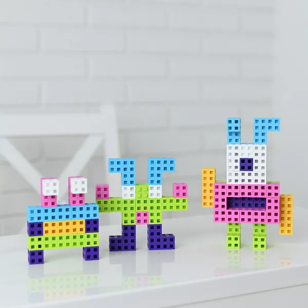 Bloques MELI Cube Pastel 50 piezas