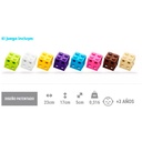 Bloques MELI Cube Pastel 50 piezas