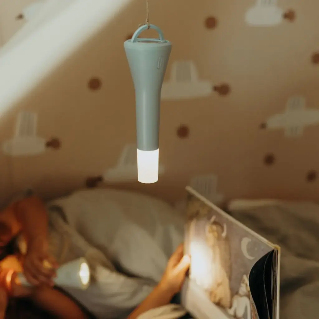 Kidyflashlight Verde - Linterna multifuncional infantil 
