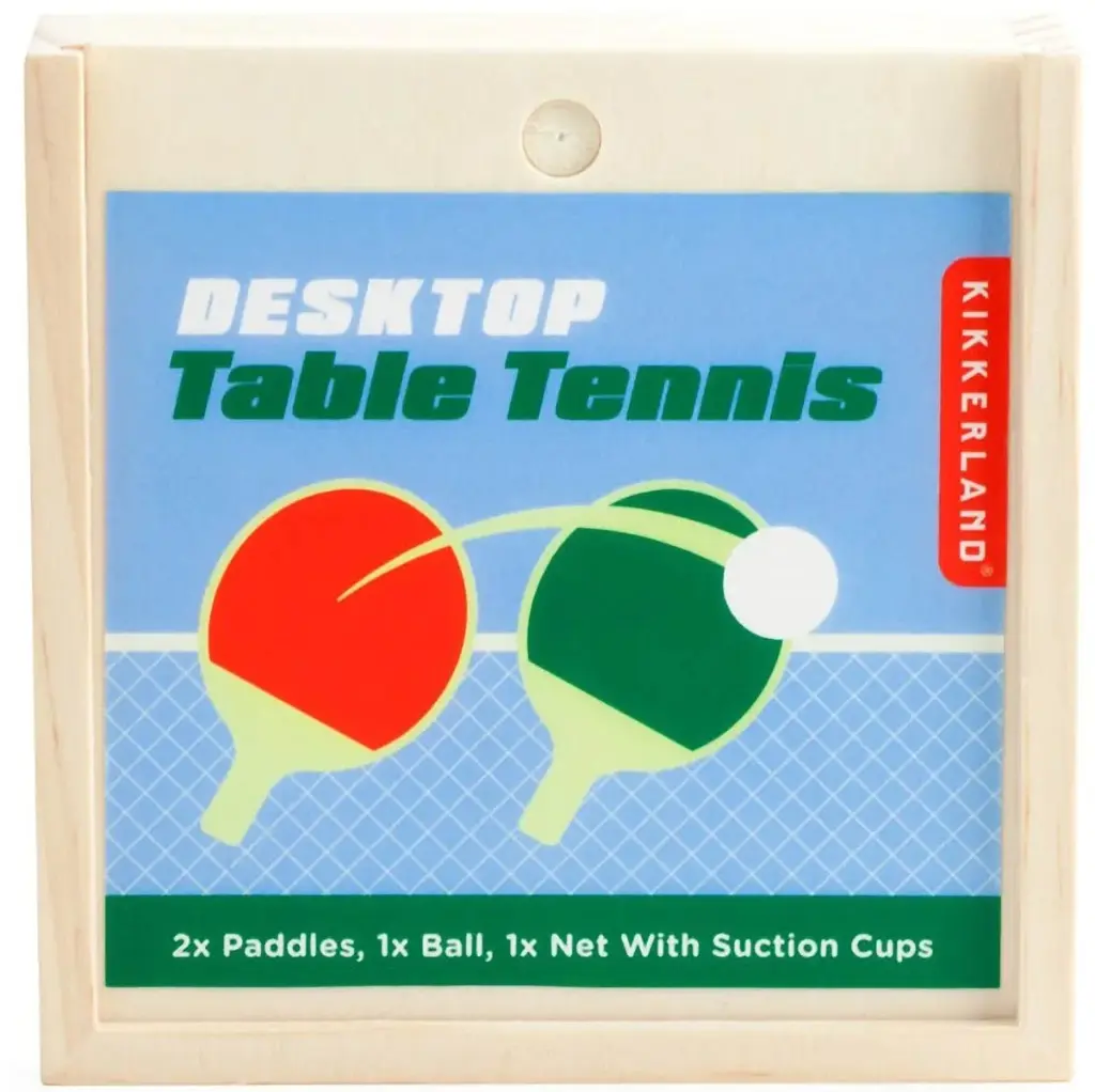 Mini Set de Tenis de Mesa - Kikkerland