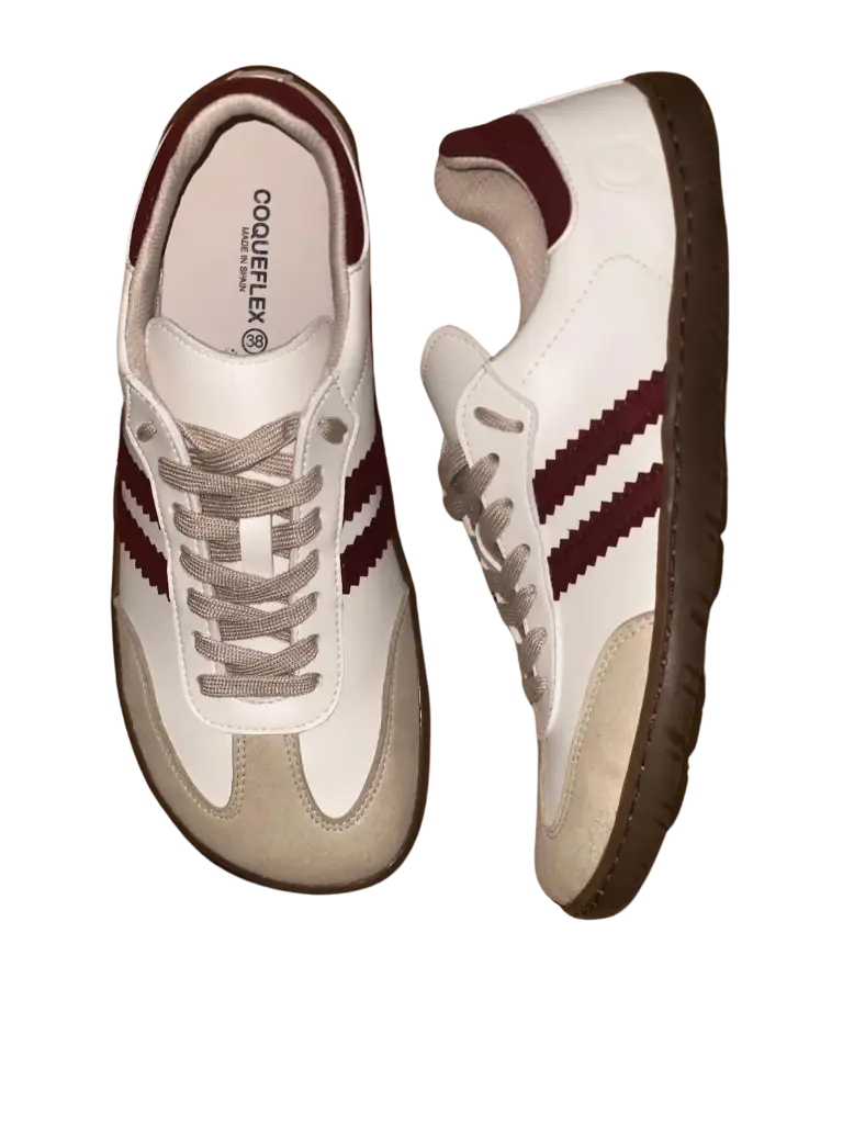 Coquette - Zapatillas 4379 Blanco-Vino