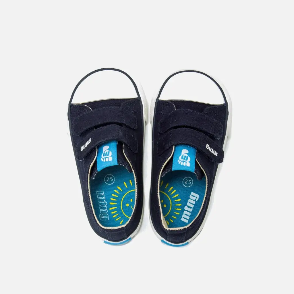 Zapatillas Mustang respetuosas - Lona navy baby
