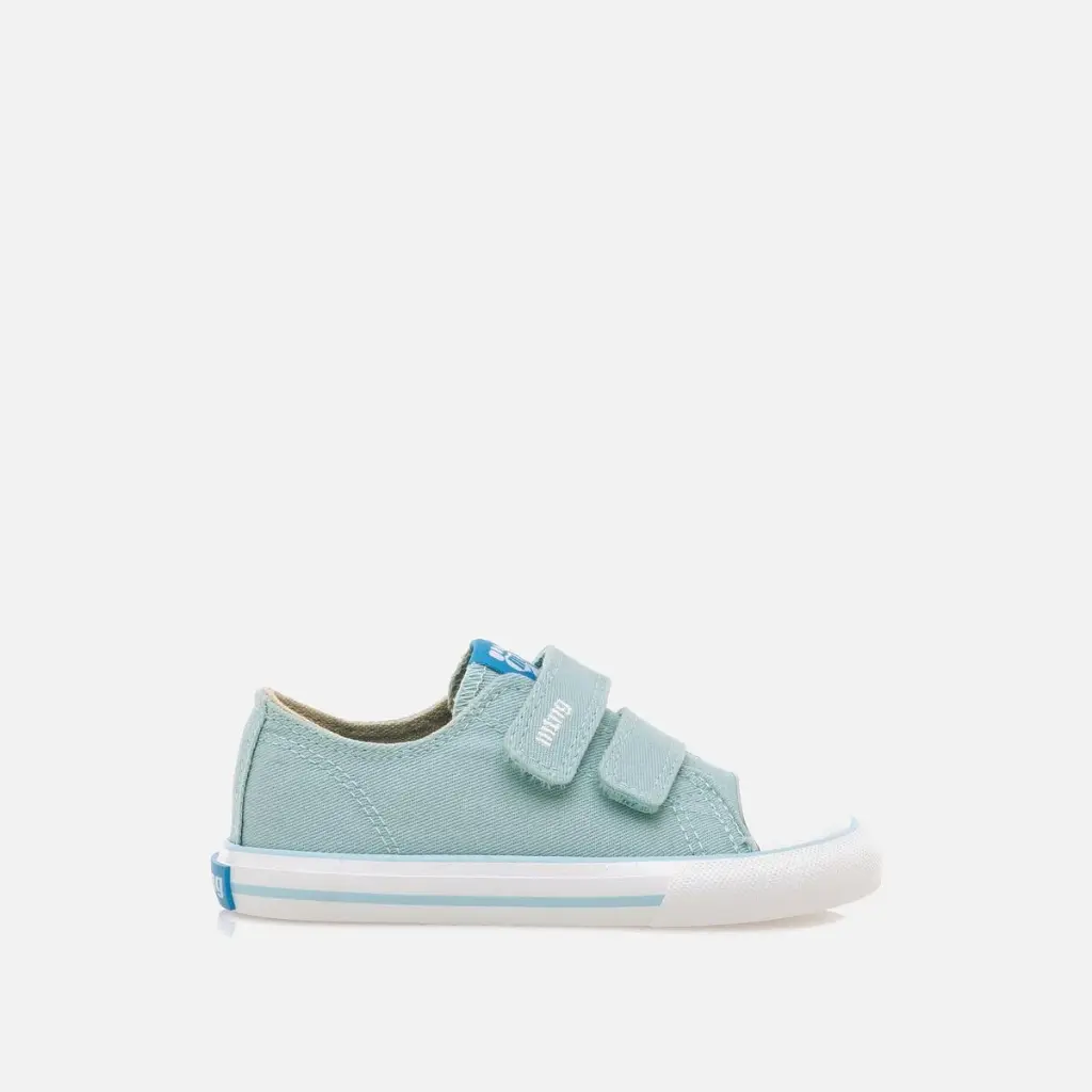 Zapatillas Mustang respetuosas - Lona azul baby