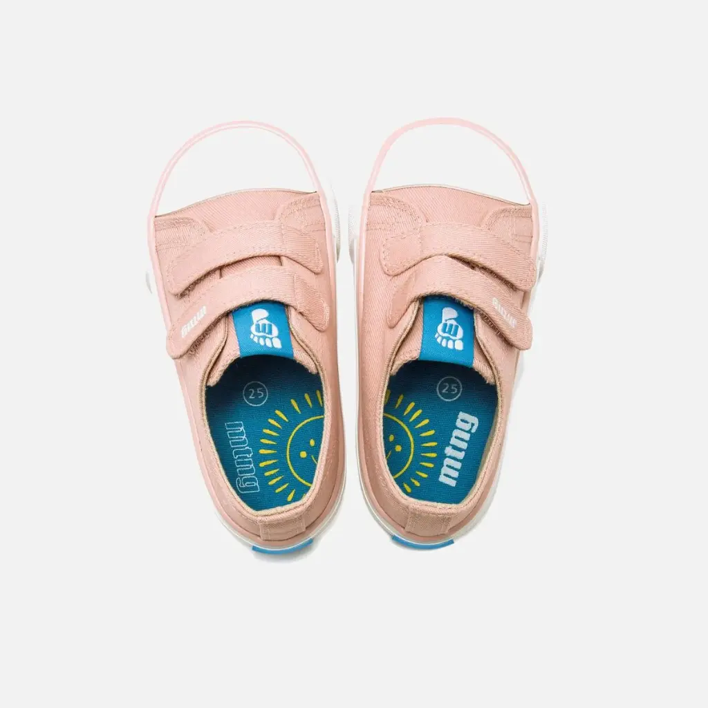 Zapatillas Mustang respetuosas - Lona rosa baby