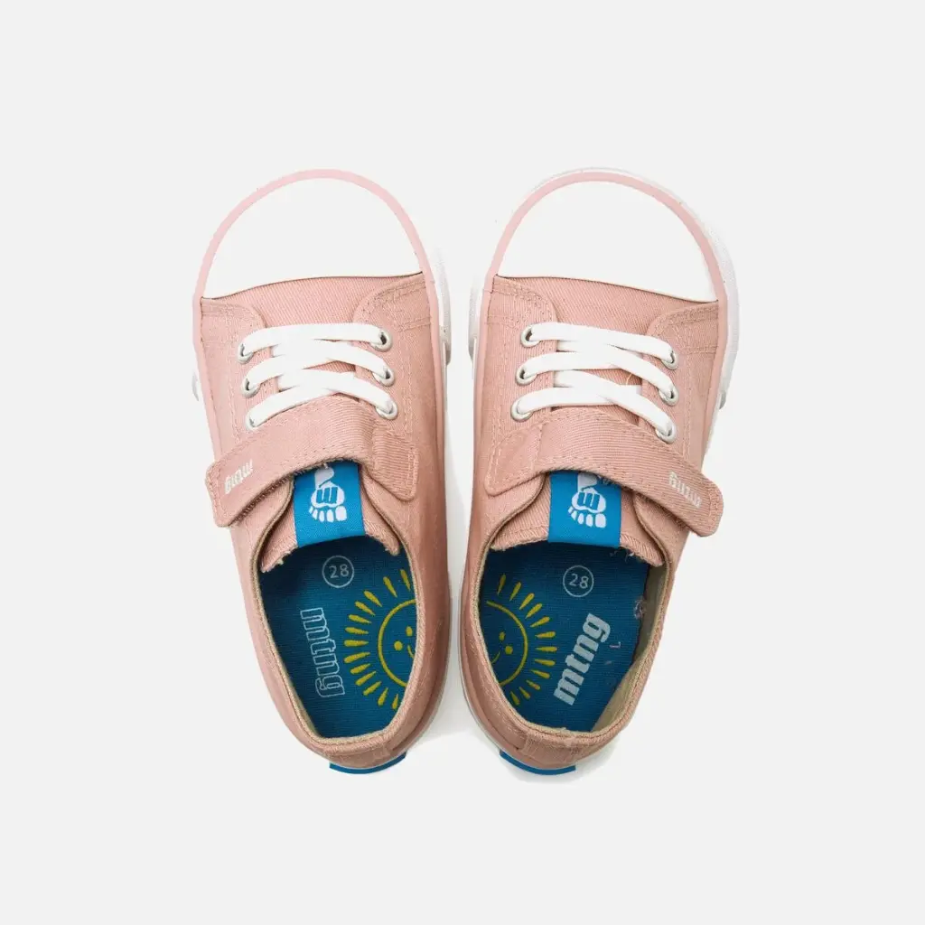 Zapatillas Mustang respetuosas - Lona rosa