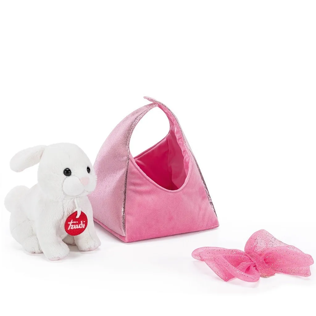 Conejito en bolsa con lazo