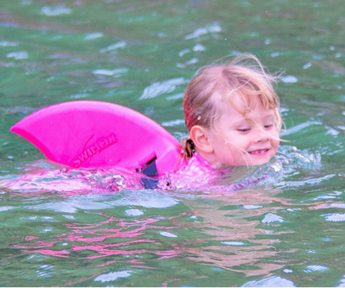 Flotador Aleta Rosa - Swim Fin