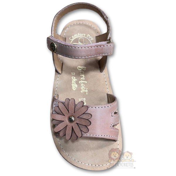 Sandalias Chetto - Flor Plata
