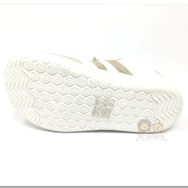 Zapatillas barefoot - Blanco/Dorado