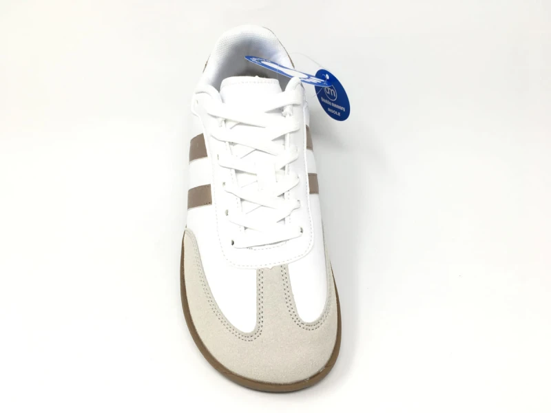 Zapatillas barefoot Adulto - Blanco/Gold