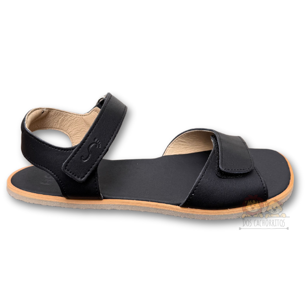 Sandalias respetuosas Flexi Nens - Negro