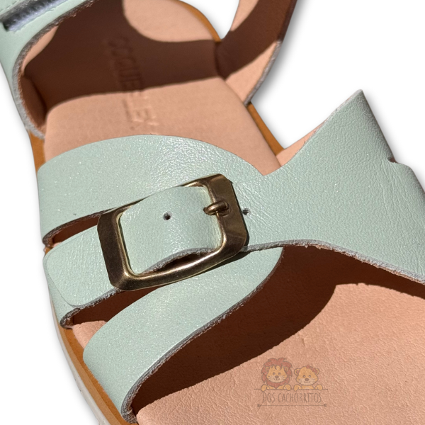 Coqueflex - Sandalia Nacar Mint Hebilla