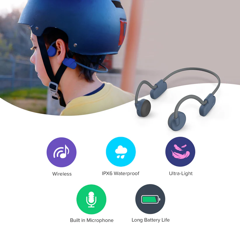 Auriculares AirWaves Rosa/Azul - My First