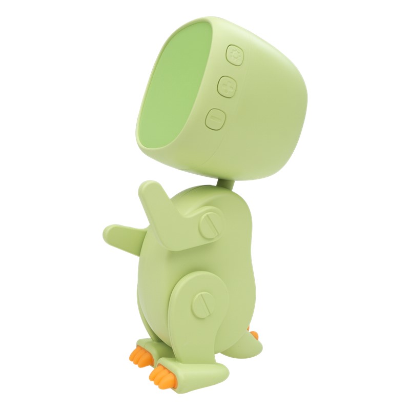 Mary's reloj despertador robo-dino verde