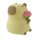 Mary's lámpara de noche LED Capybara florista