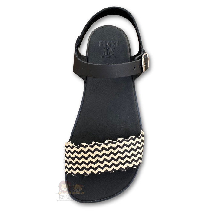 Sandalias respetuosas Flexi Nens - Arrow/Black