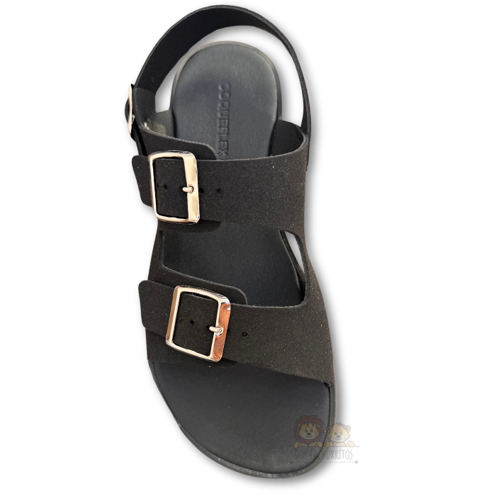 Sandalia Barefoot - Negro Coqueflex