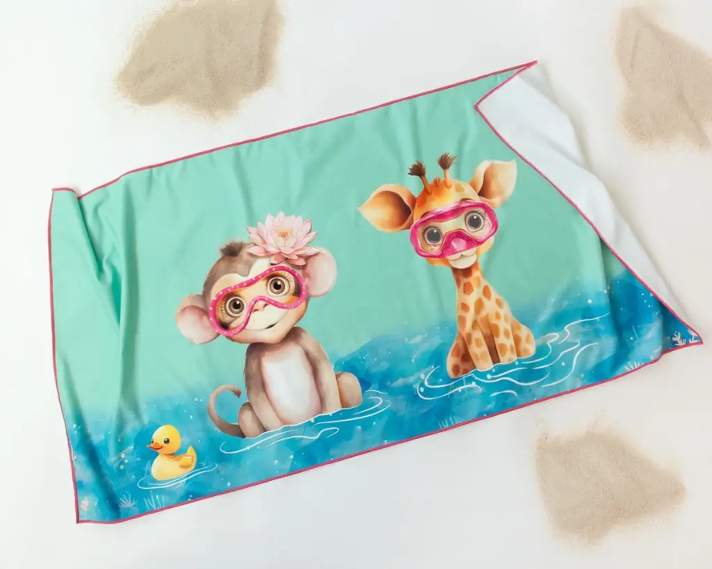 Toalla Playa Microfibra Kiokids - Mona