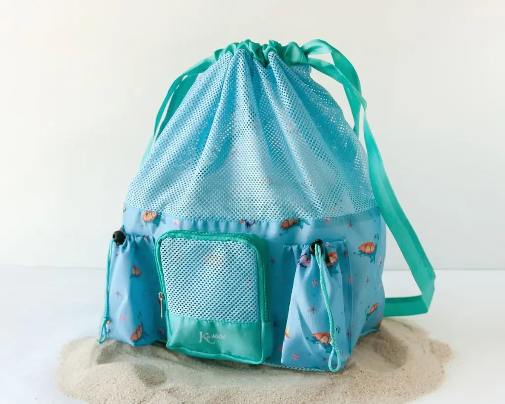 Bolso de Playa con Rejilla Tortugas - Kiokids